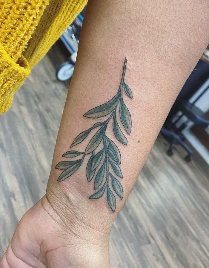 30 Pretty Sage Tattoos Make You Attractive