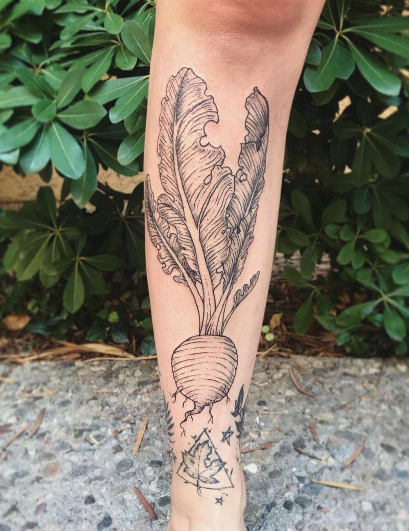 30 Pretty Beet Tattoos for Your Inspiration