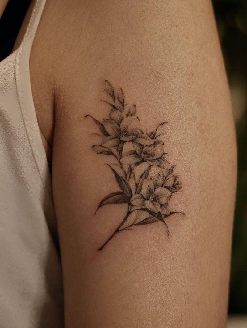 30 Pretty Freesia Tattoos You Must Love