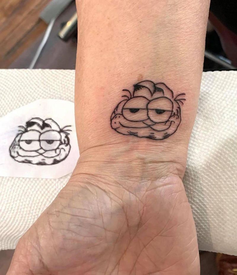 30 Cute Garfield Tattoos You Will Love