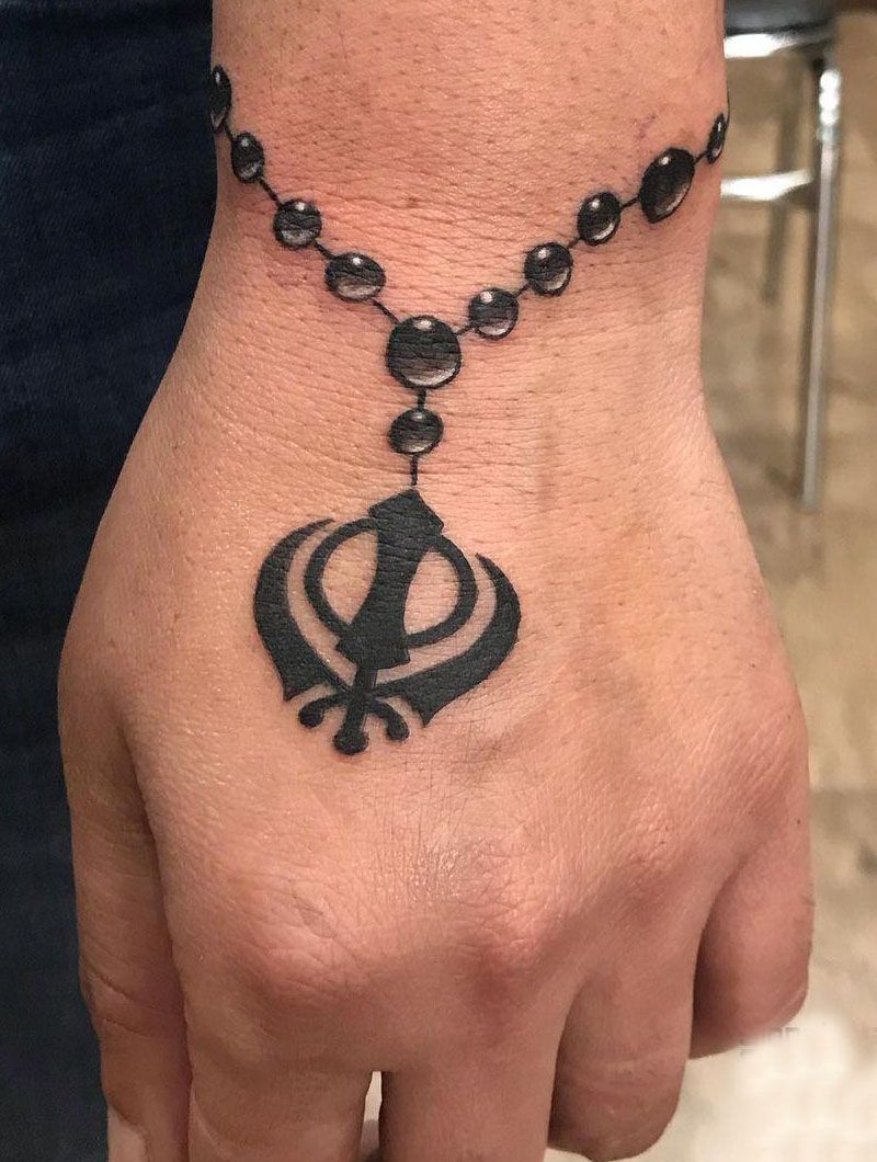 30 Pretty Khanda Tattoos You Can Copy