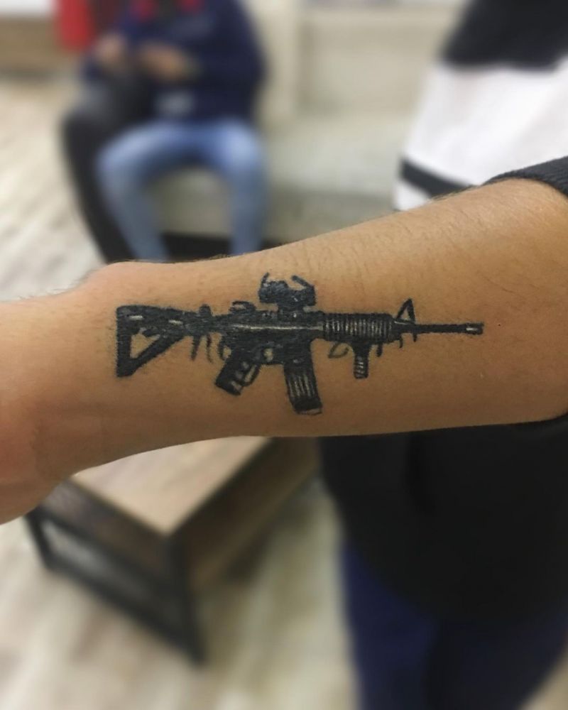 30 Pretty M16 Tattoos to Inspire You