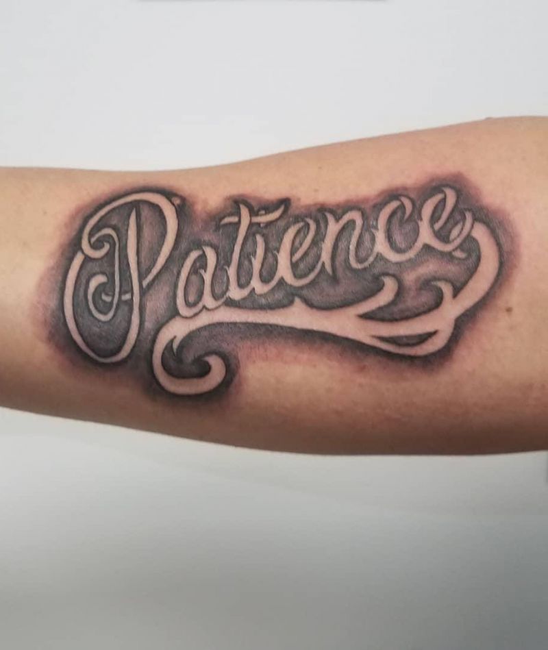 30 Pretty Patience Tattoos for Your Inspiration