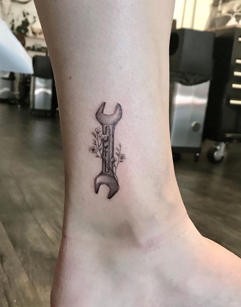 30 Pretty Wrench Tattoos You Must Love