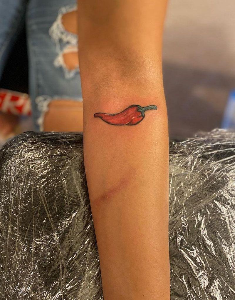 30 Pretty Chili Tattoos You Will Love