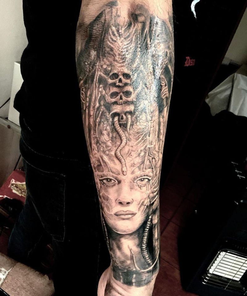 30 Pretty Giger Tattoos You Will Love