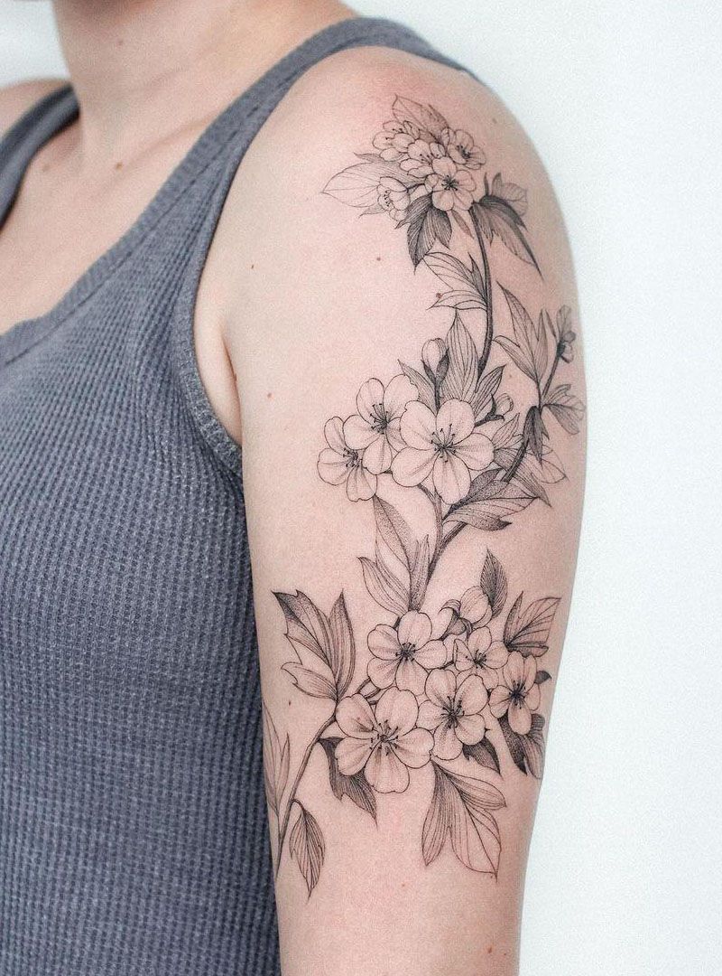 26 Pretty Hawthorn Tattoos You Can Copy