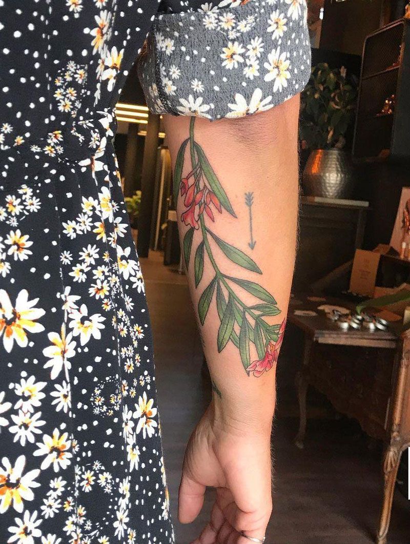 30 Pretty Oleander Tattoos Make You Attractive