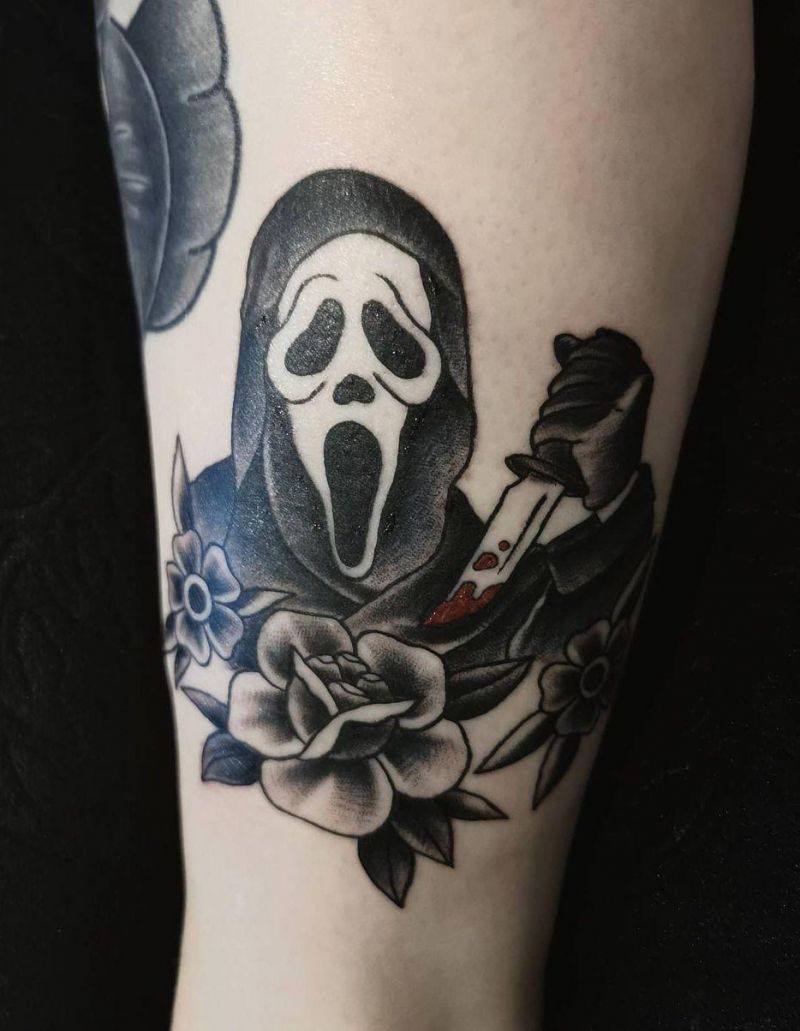 30 Pretty Scream Tattoos You Must Try