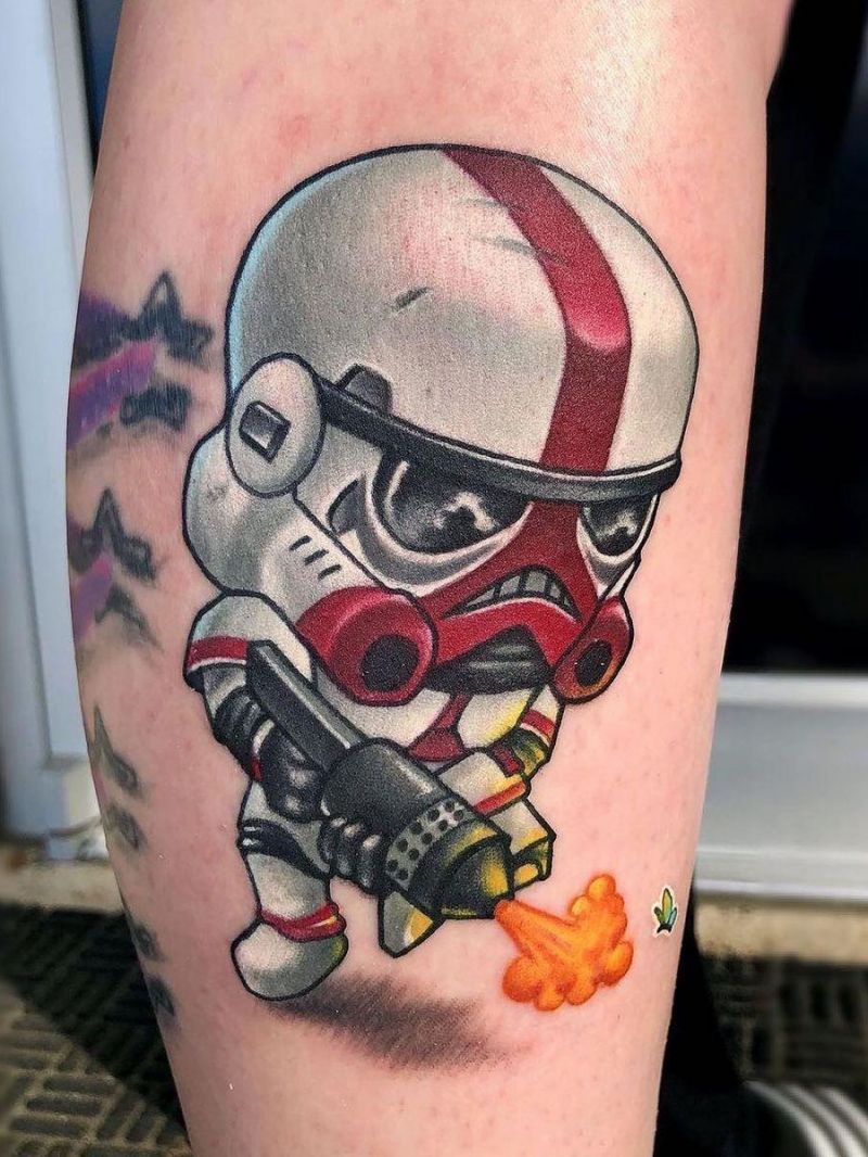 30 Excellent Storm Trooper Tattoos to Inspire You