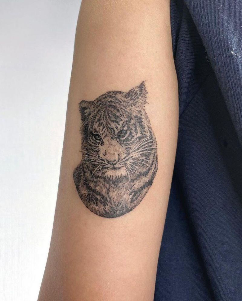 30 Adorable Baby Tiger Tattoos You Must Love