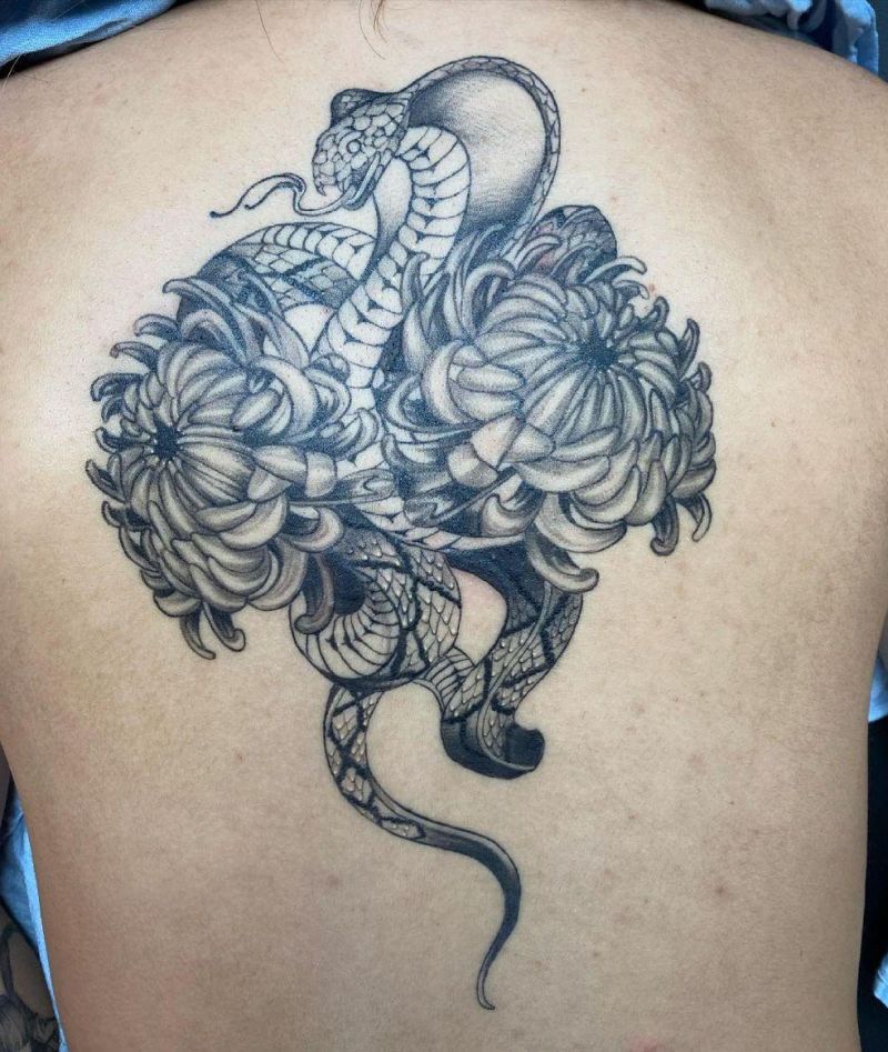 30 Pretty Chrysanthemum Tattoos Make You Charming