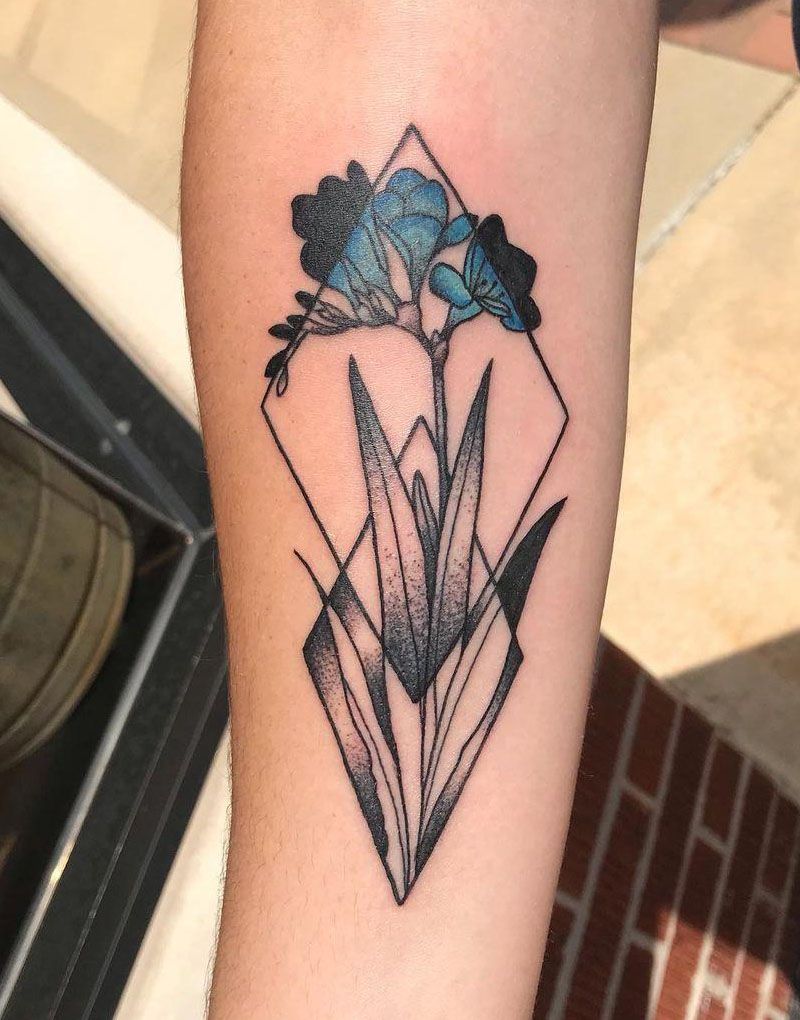 30 Pretty Freesia Tattoos You Must Love