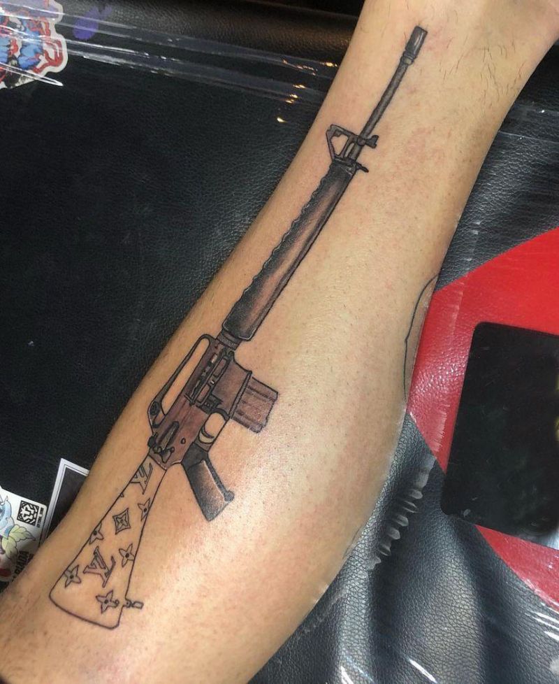 30 Pretty M16 Tattoos to Inspire You