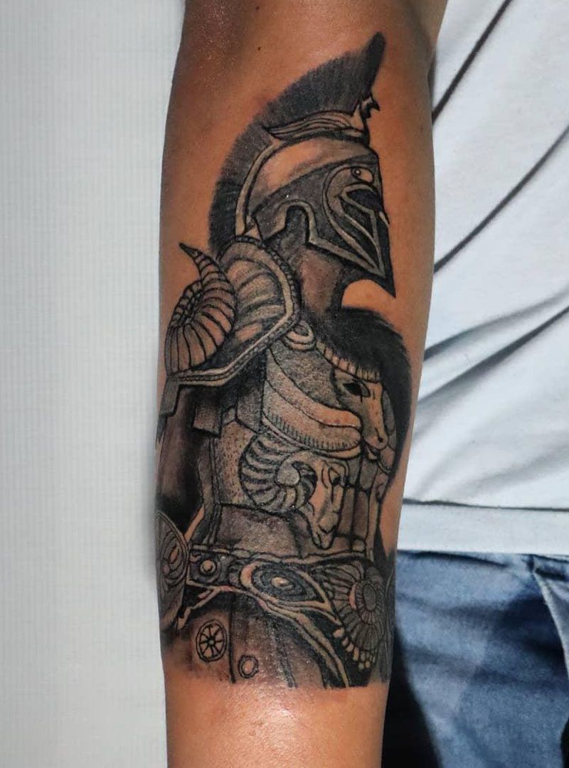 30 Great Spartan Tattoos You Can Copy