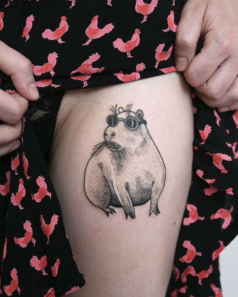 30 Pretty Capybara Tattoos You Can Copy