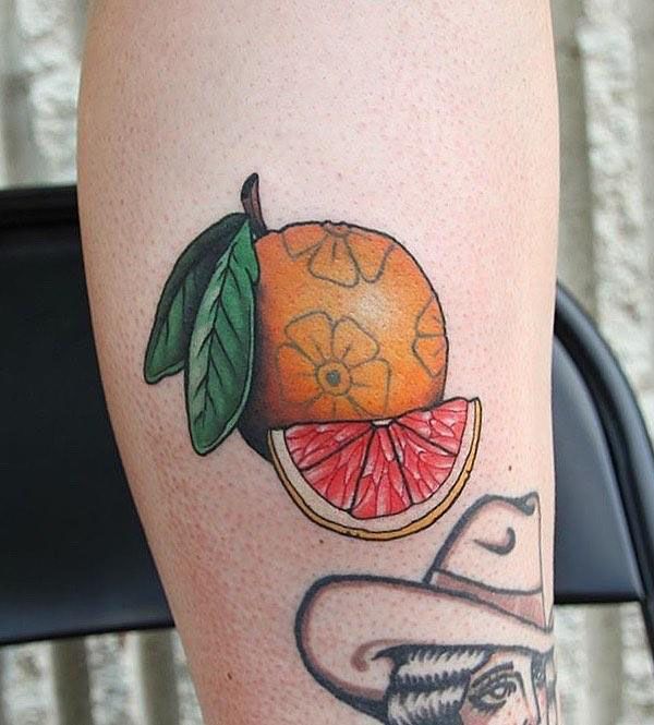 30 Pretty Grapefruit Tattoos for Your Inspiration