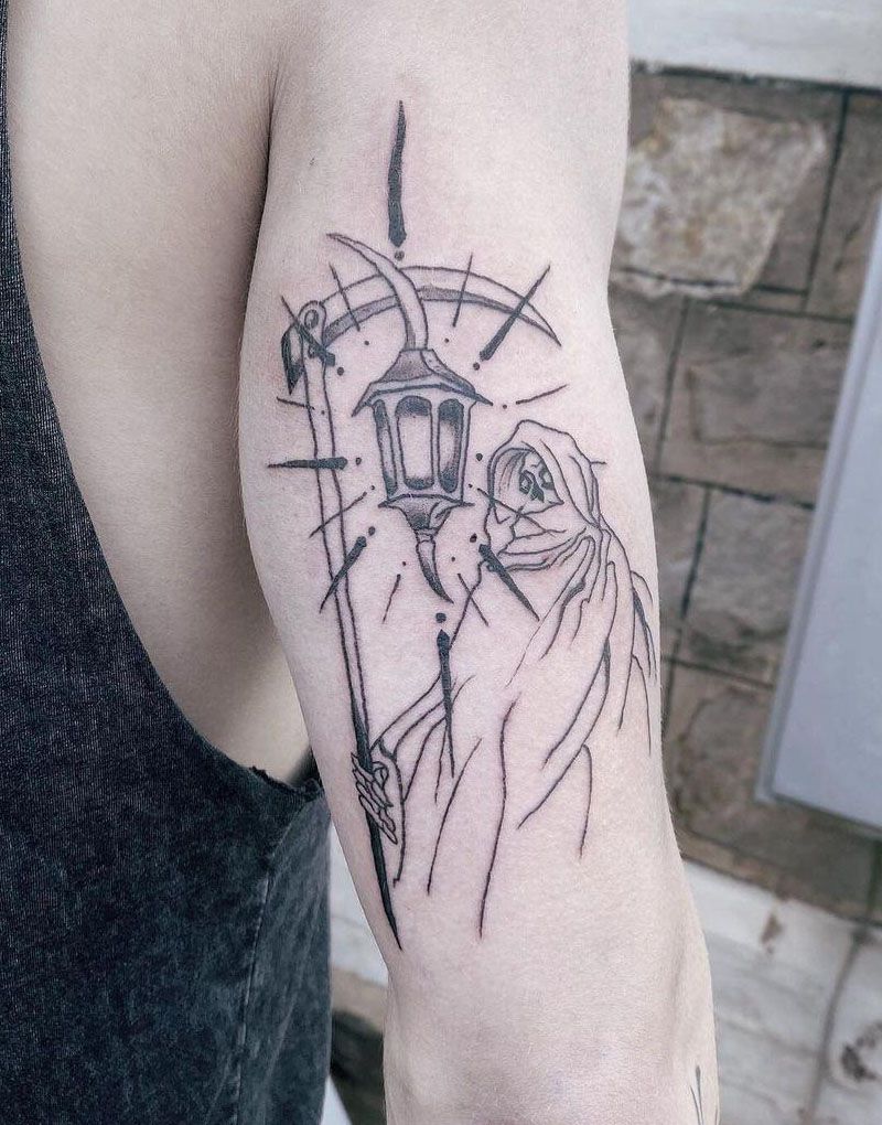 30 Gorgeous Grim Reaper Tattoos You Will Love