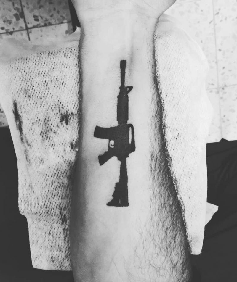 30 Pretty M16 Tattoos to Inspire You