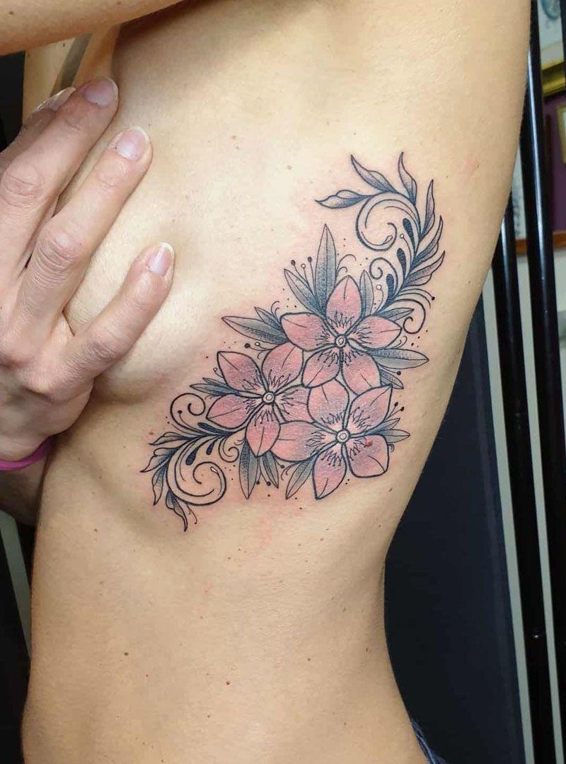 30 Pretty Oleander Tattoos Make You Attractive