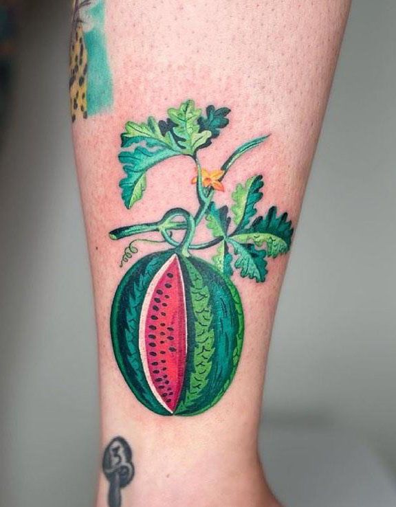 30 Pretty Watermelon Tattoos You Must Love