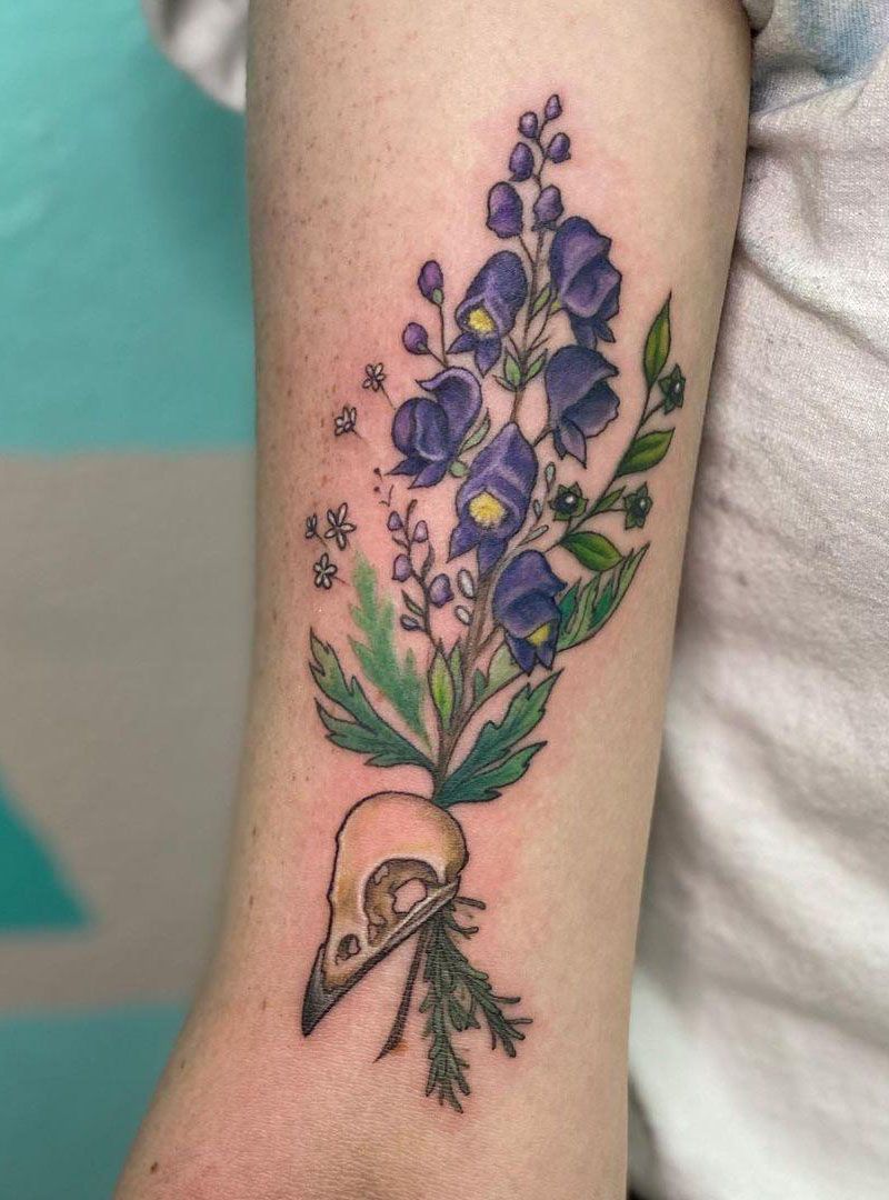 30 Pretty Wolfsbane Tattoos You Will Love