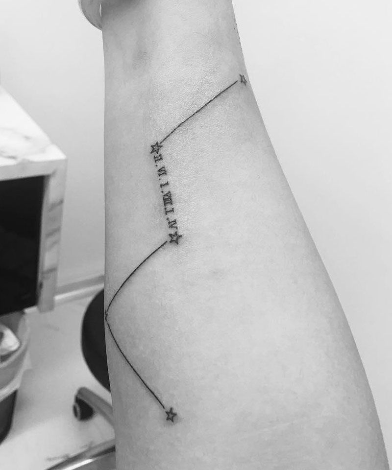 30 Pretty Cassiopeia Tattoos You Must Love