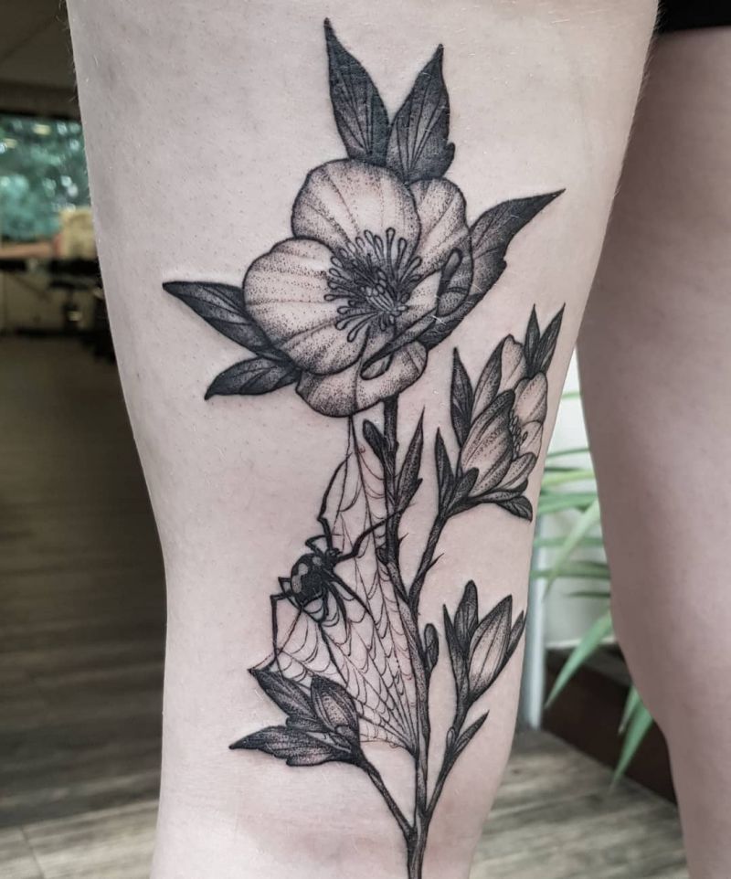 30 Pretty Hellebore Tattoos You Will Love