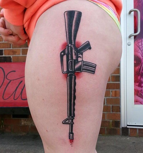 30 Pretty M16 Tattoos to Inspire You