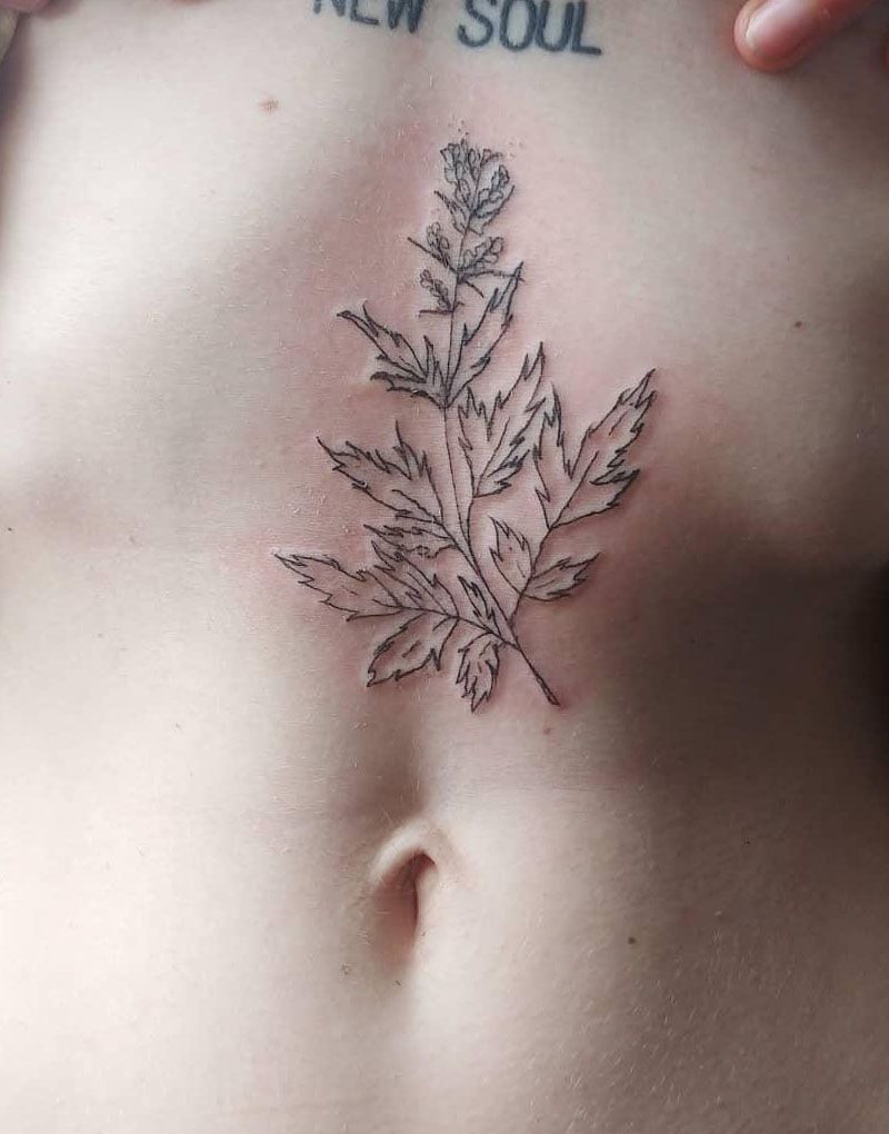 26 Pretty Mugwort Tattoos You Can Copy