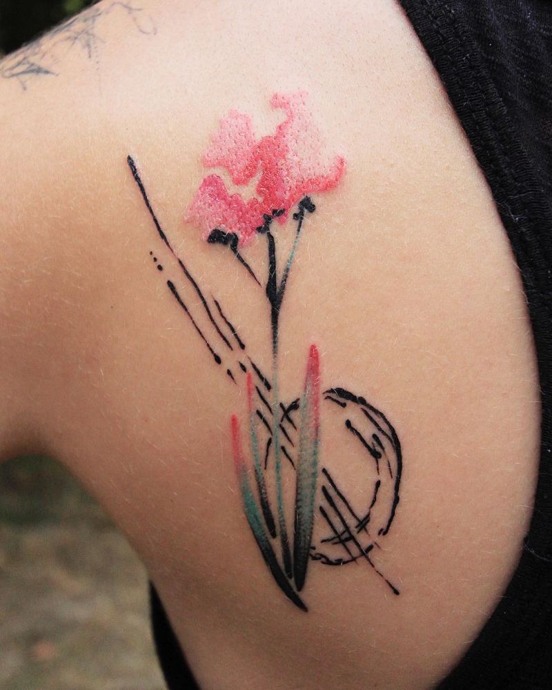 30 Pretty Oleander Tattoos Make You Attractive