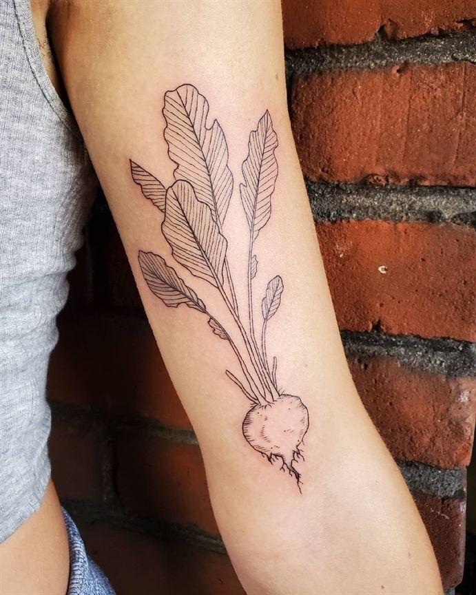 30 Pretty Beet Tattoos for Your Inspiration