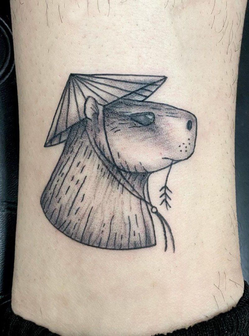 30 Pretty Capybara Tattoos You Can Copy