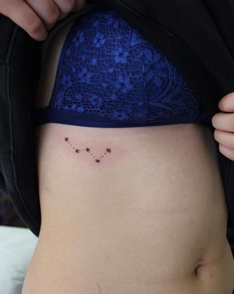 30 Pretty Cassiopeia Tattoos You Must Love