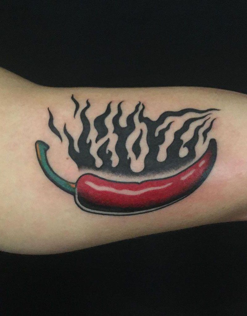 30 Pretty Chili Tattoos You Will Love