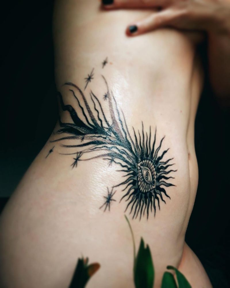 30 Pretty Comet Tattoos You Can Copy