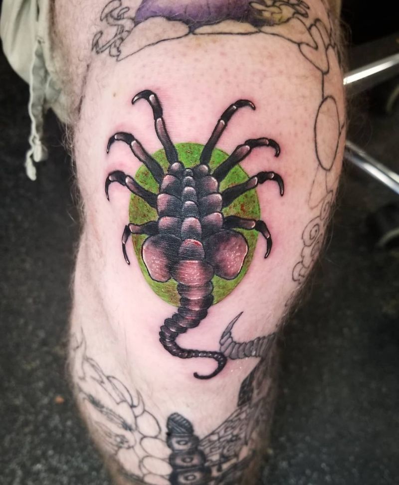 30 Unique Facehugger Tattoos for Your Inspiration