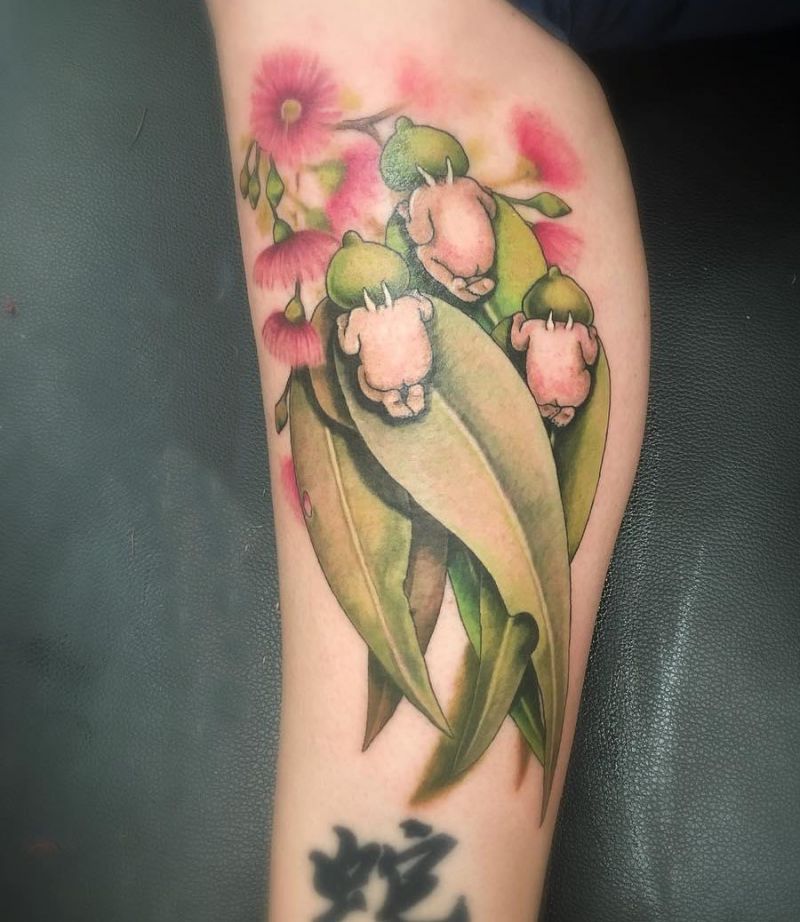 30 Pretty Gum Tree Tattoos You Will Love