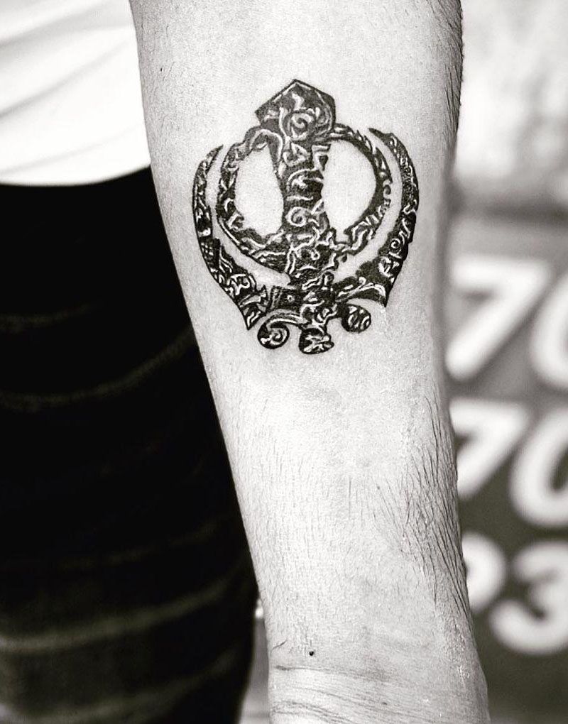 30 Pretty Khanda Tattoos You Can Copy