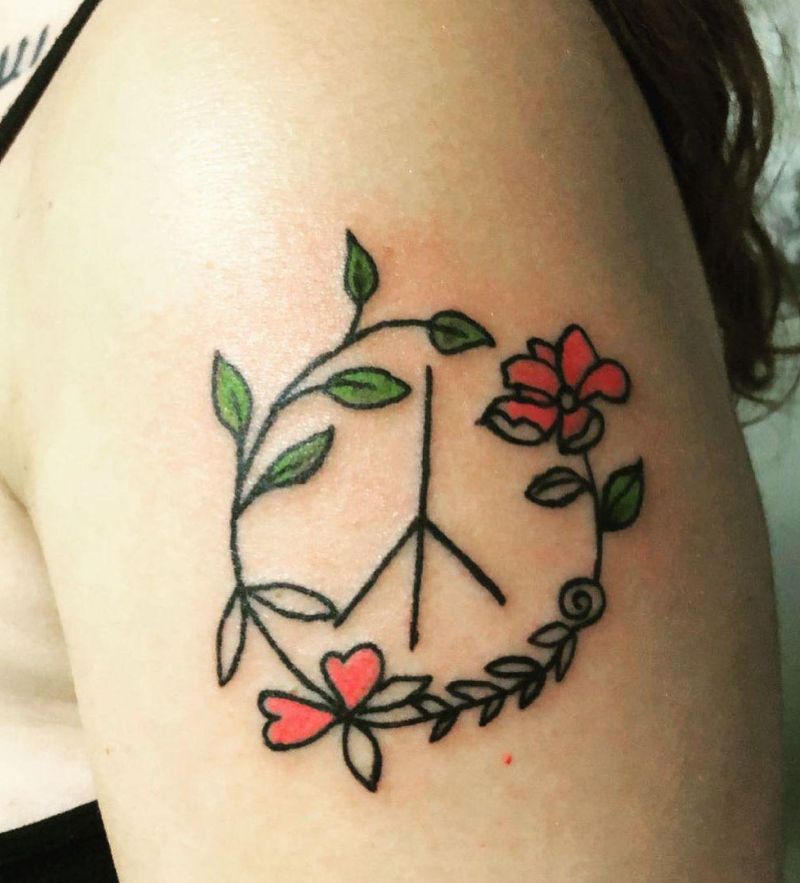 30 Pretty Peace Tattoos to Inspire You