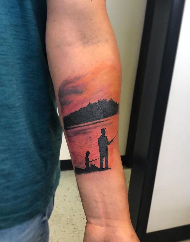 30 Pretty Sunset Tattoos You Can Copy