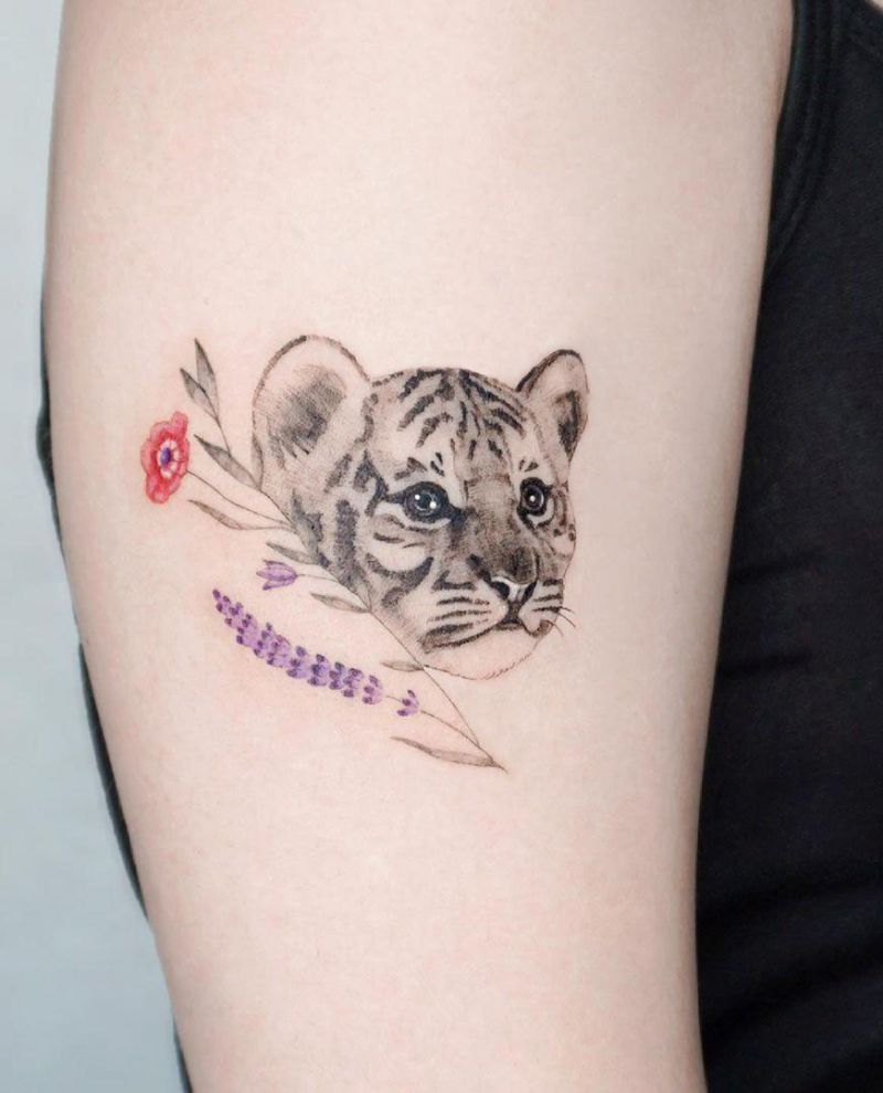 30 Adorable Baby Tiger Tattoos You Must Love