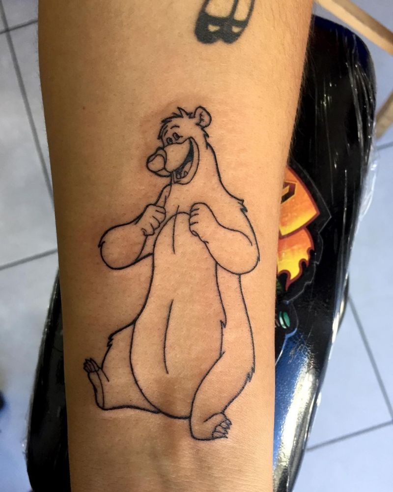 30 Cute Baloo Tattoos You Must Try