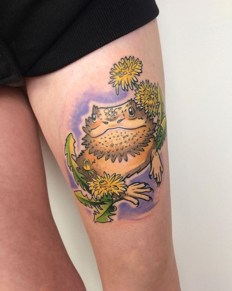 30 Pretty Bearded Dragon Tattoos Make You Charming