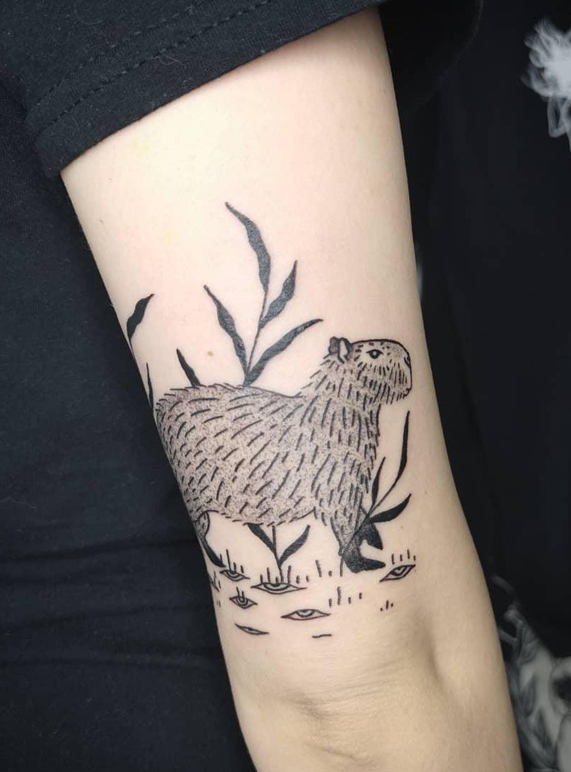 30 Pretty Capybara Tattoos You Can Copy