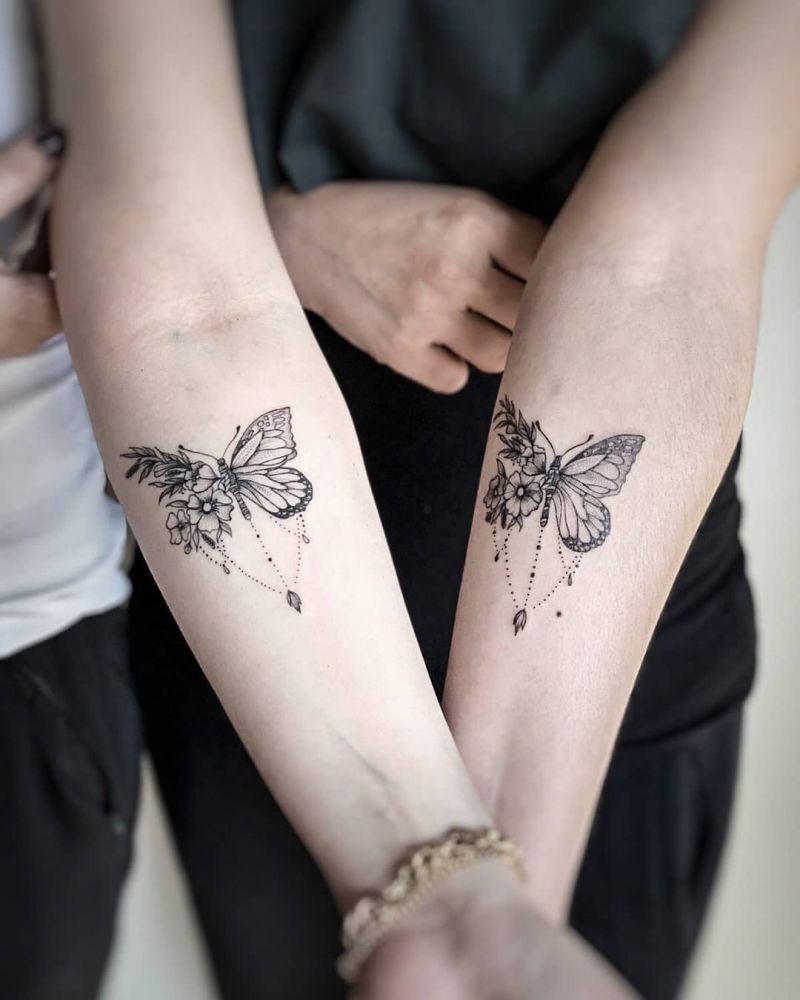 30 Pretty Couple Tattoos You Will Love