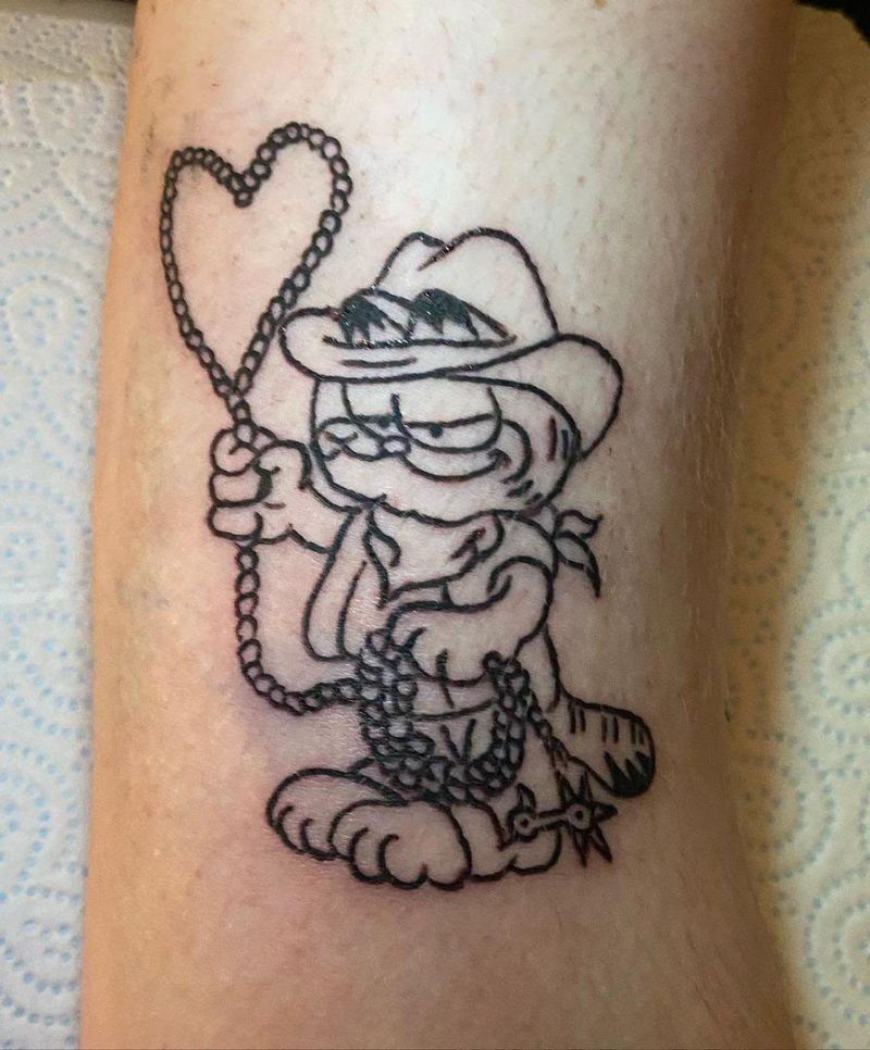 30 Cute Garfield Tattoos You Will Love