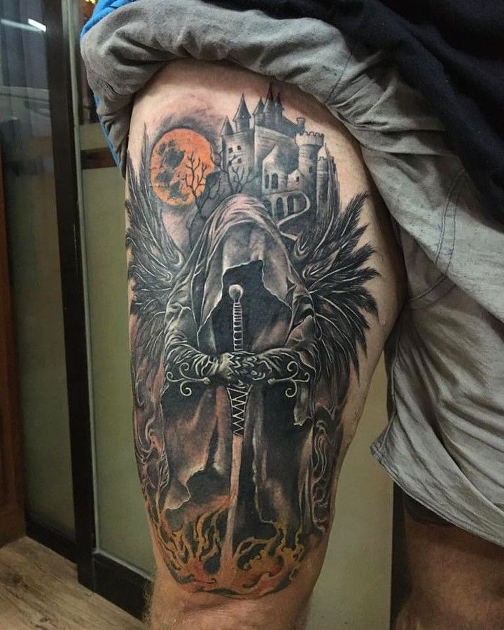 30 Gorgeous Grim Reaper Tattoos You Will Love