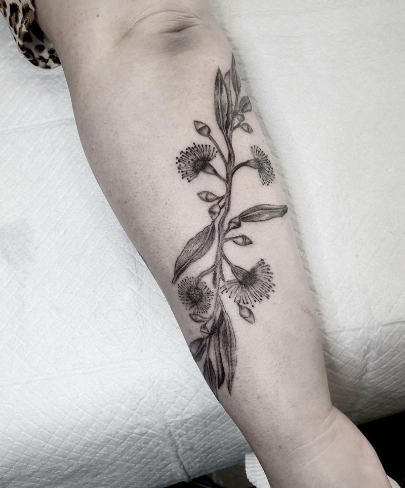 30 Pretty Gum Tree Tattoos You Will Love