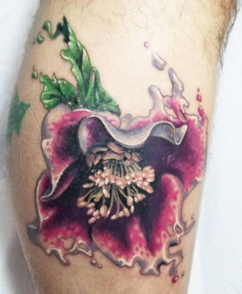 30 Pretty Hellebore Tattoos You Will Love